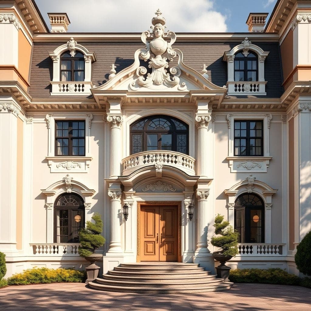 Baroque House Exterior design example 1