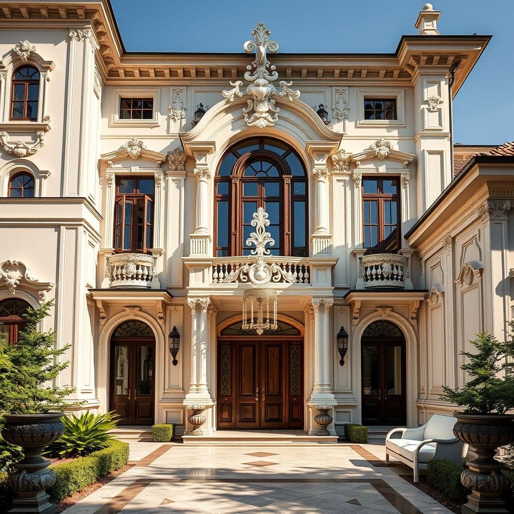 Baroque House Exterior design example 3