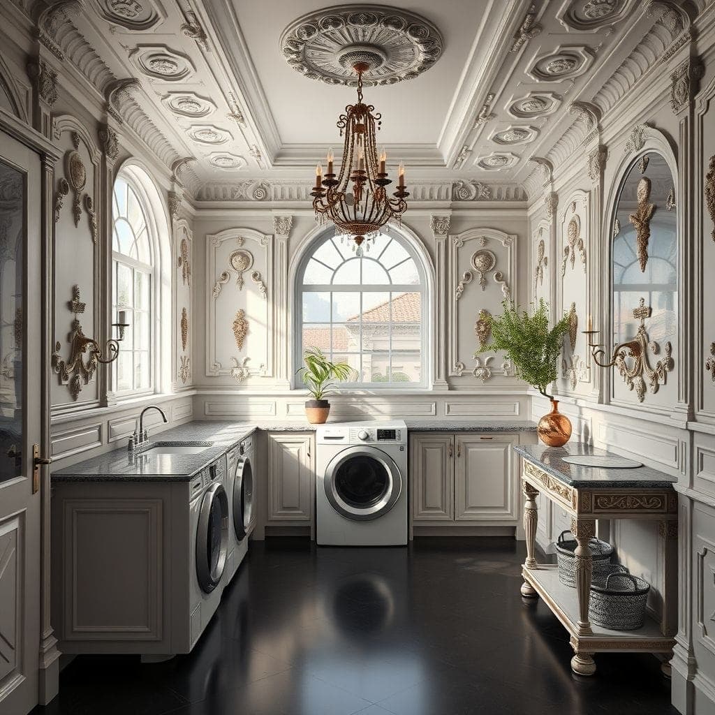 Baroque Laundry Room design example 2