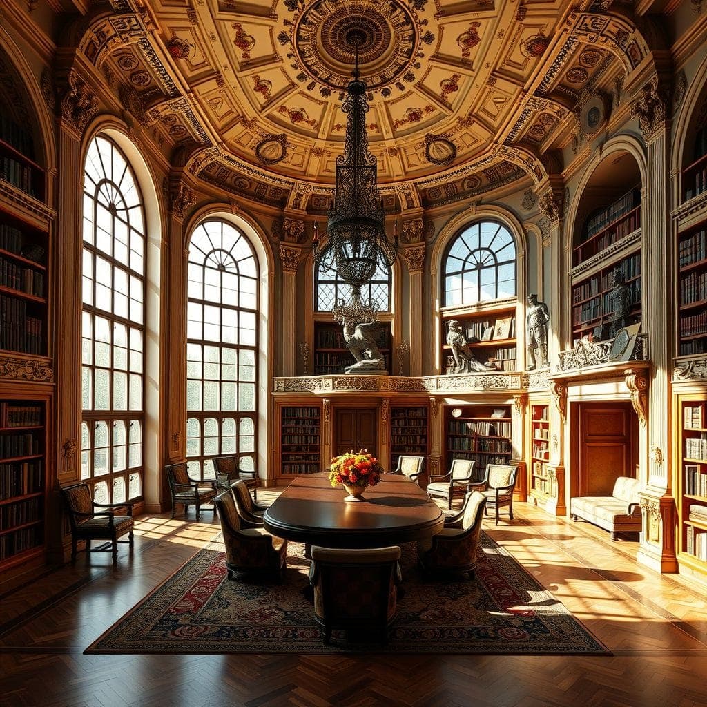 Baroque Library design example 4