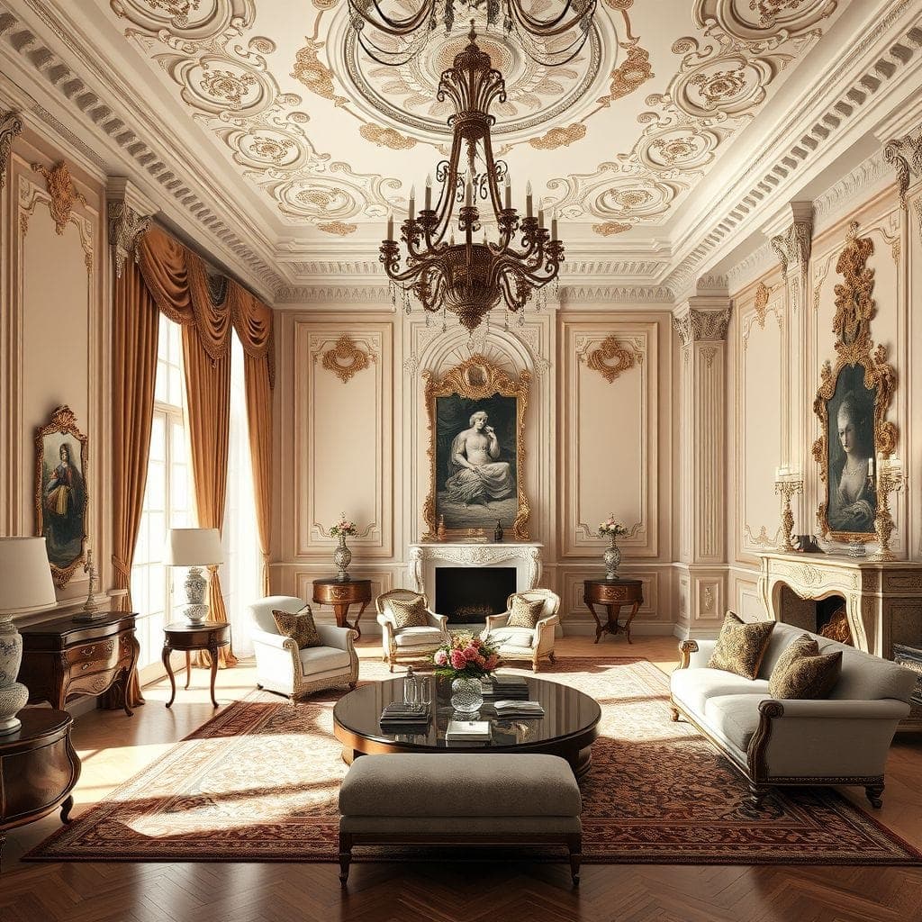 Baroque Living Room design example 2