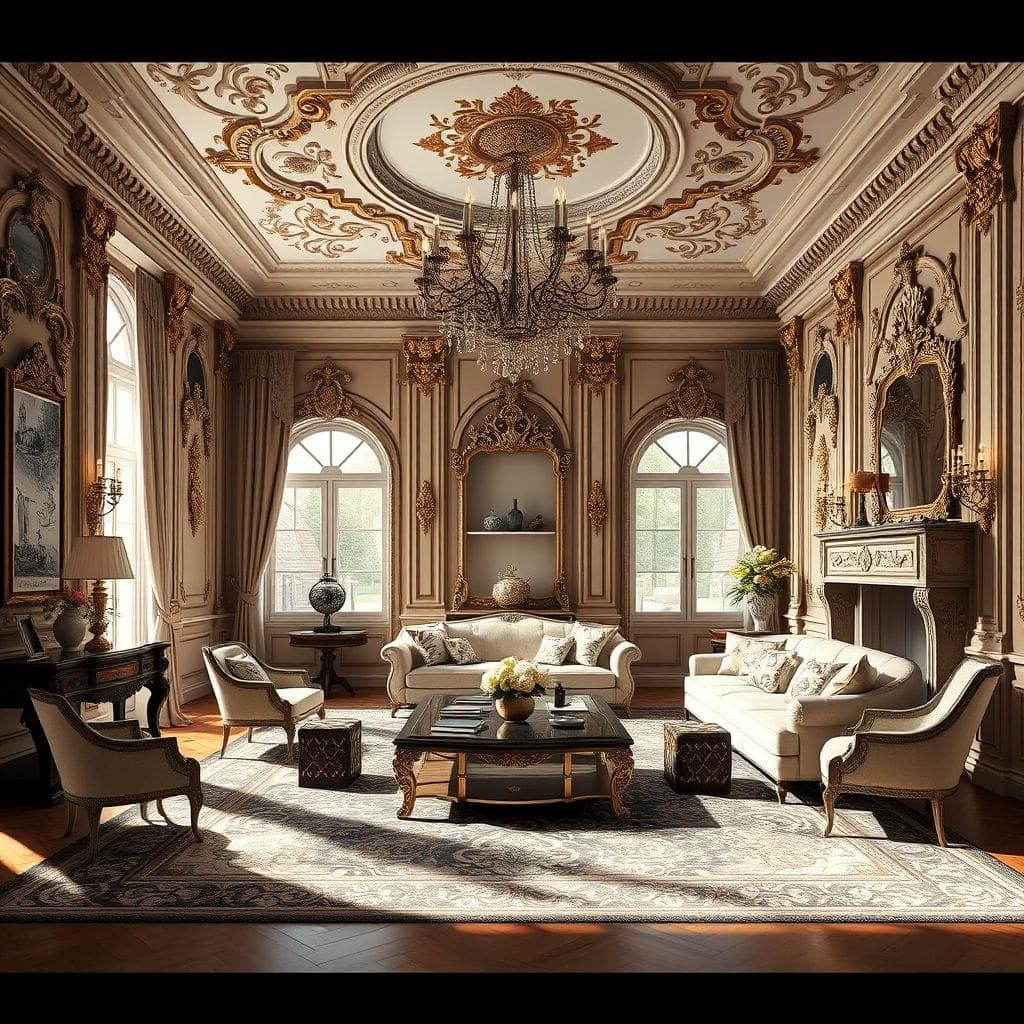 Baroque Living Room design example 4