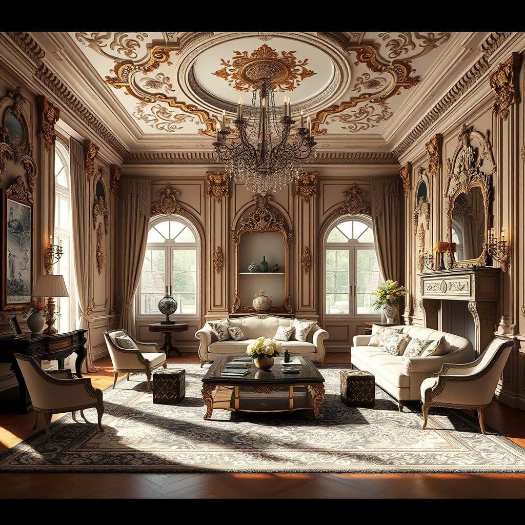Baroque Living Room design example 4