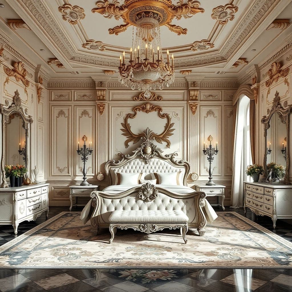 Baroque Master Bedroom design example 1