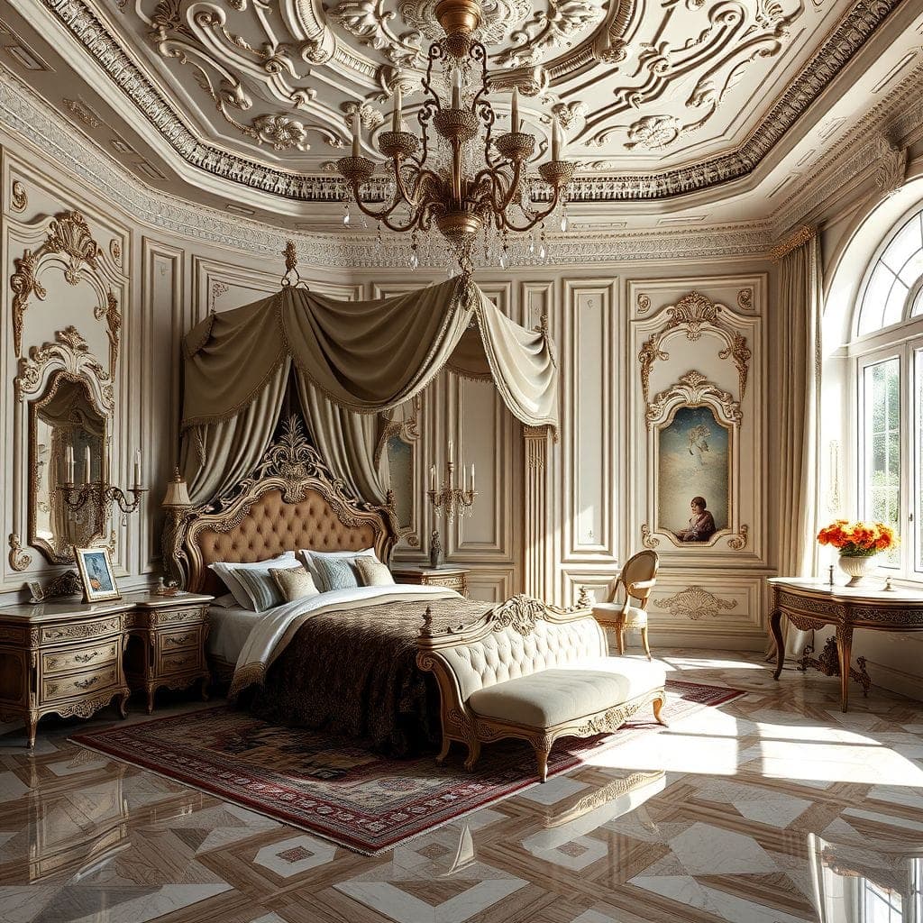 Baroque Master Bedroom design example 2