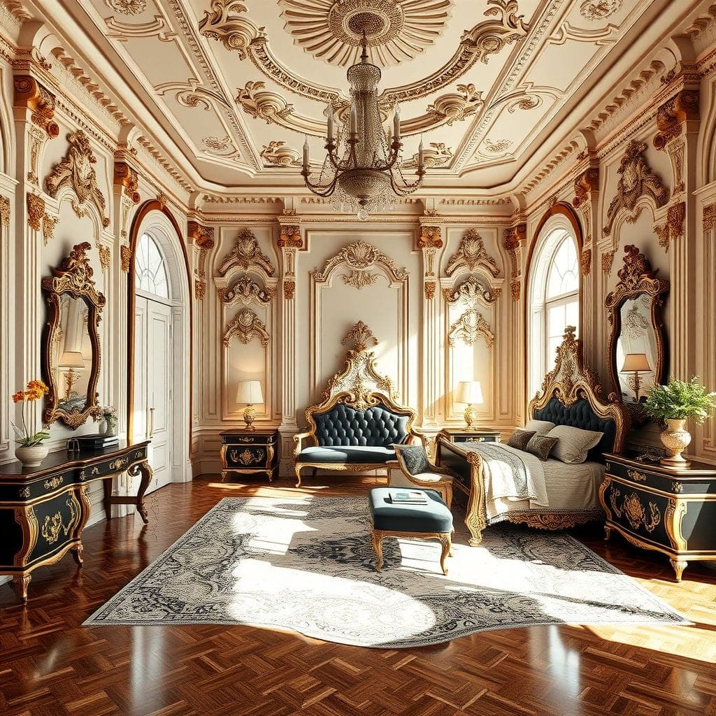 Baroque Master Bedroom design example 4