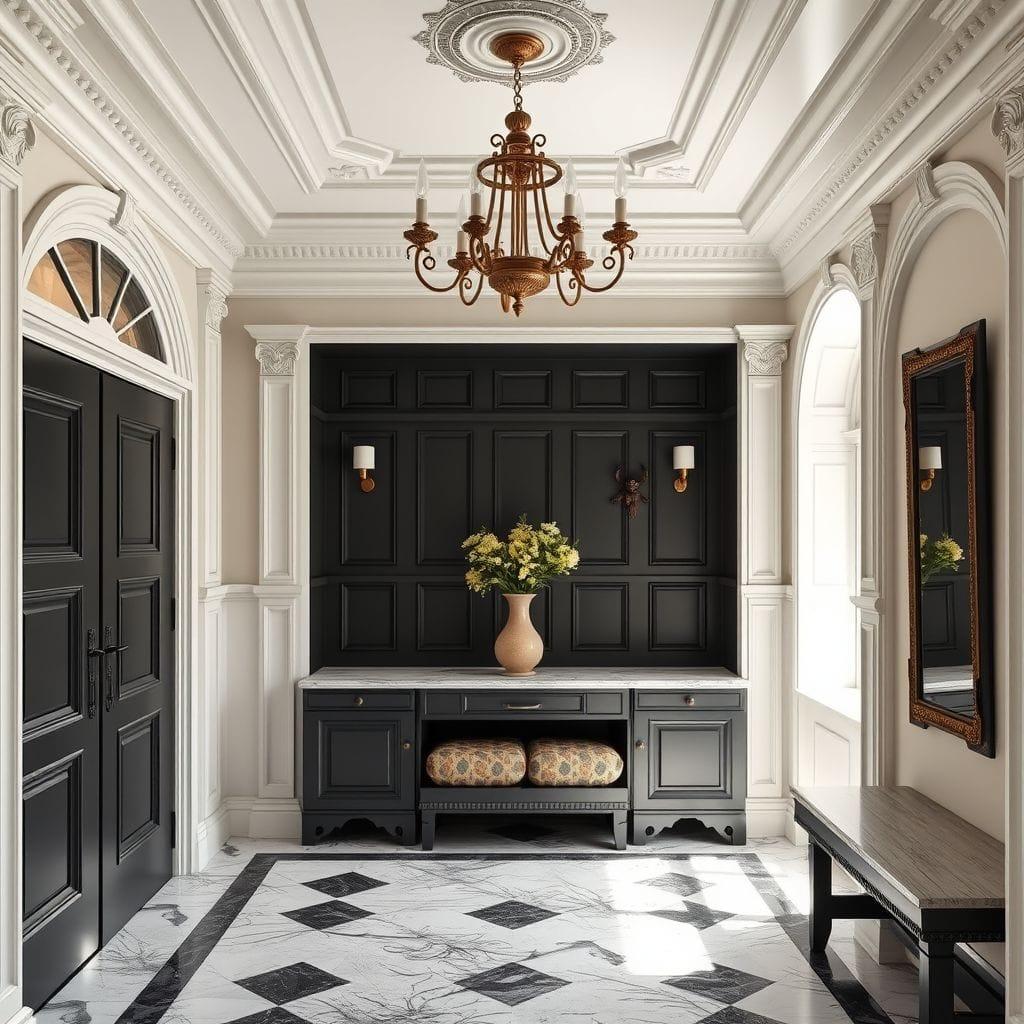 Baroque Mudroom design example 3