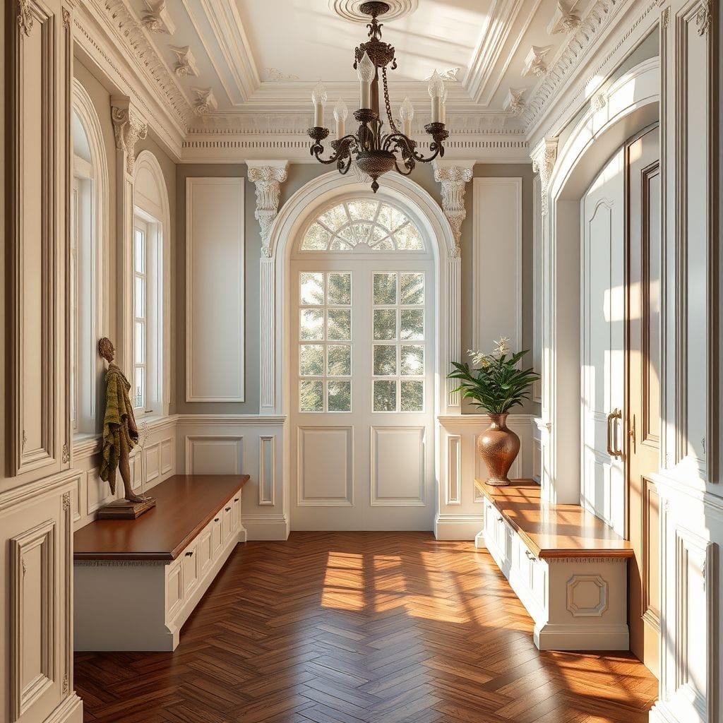 Baroque Mudroom design example 4