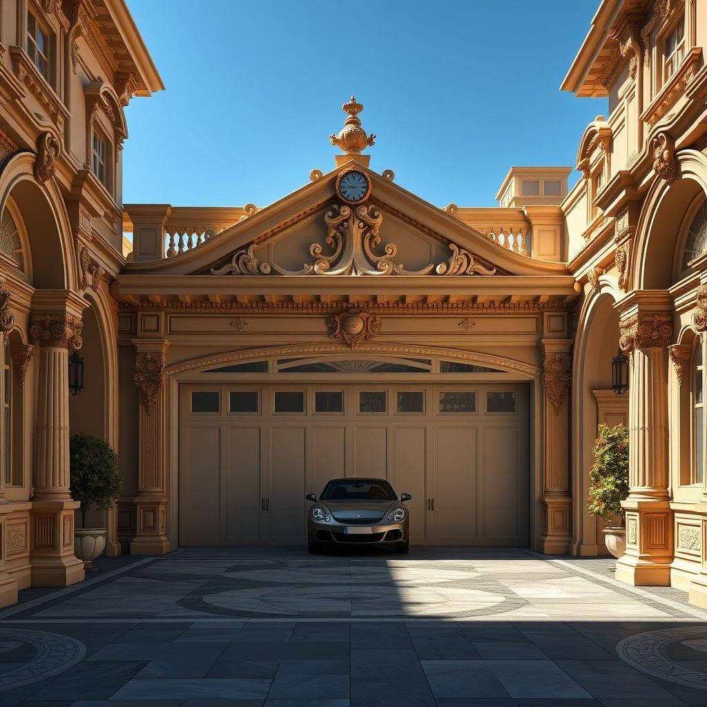Baroque Outdoor Garage design example 4