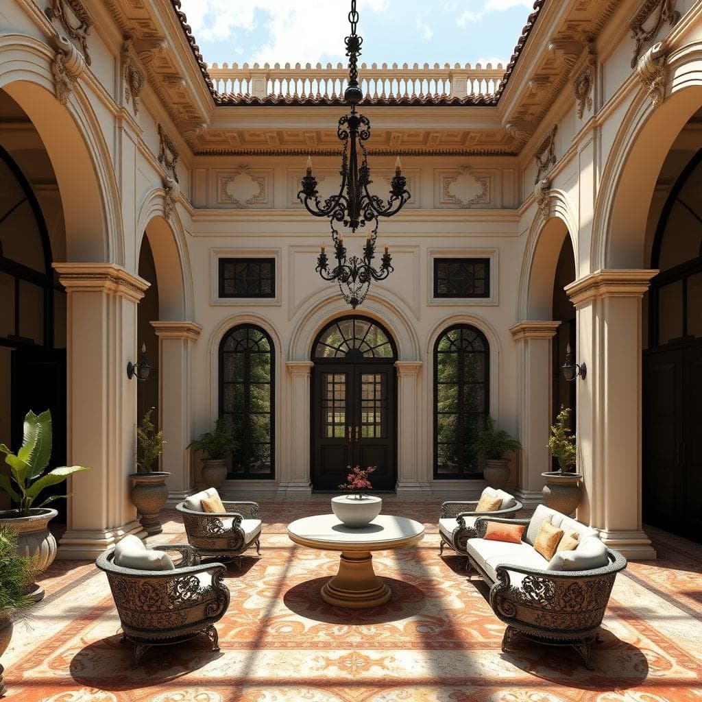 Baroque Outdoor Patio design example 3