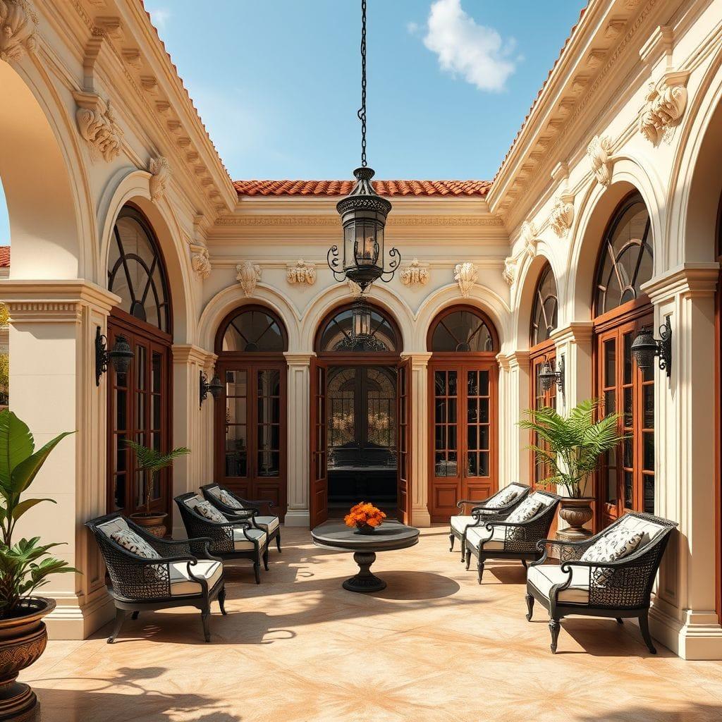 Baroque Outdoor Patio design example 4