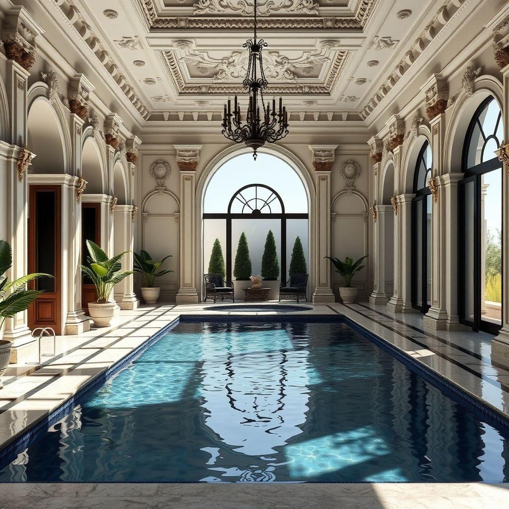 Baroque Outdoor Pool Area design example 2