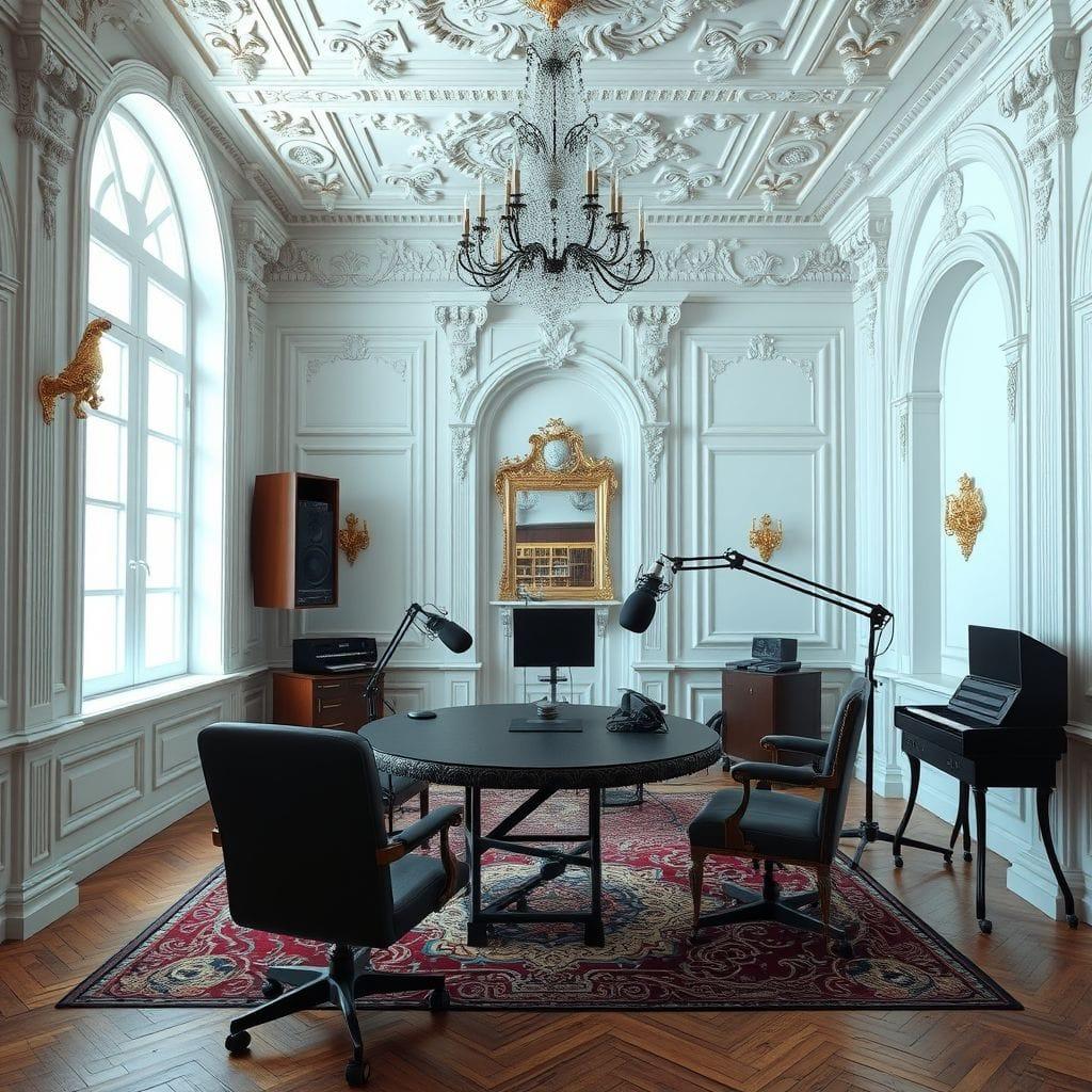 Baroque Podcast Studio design example 4