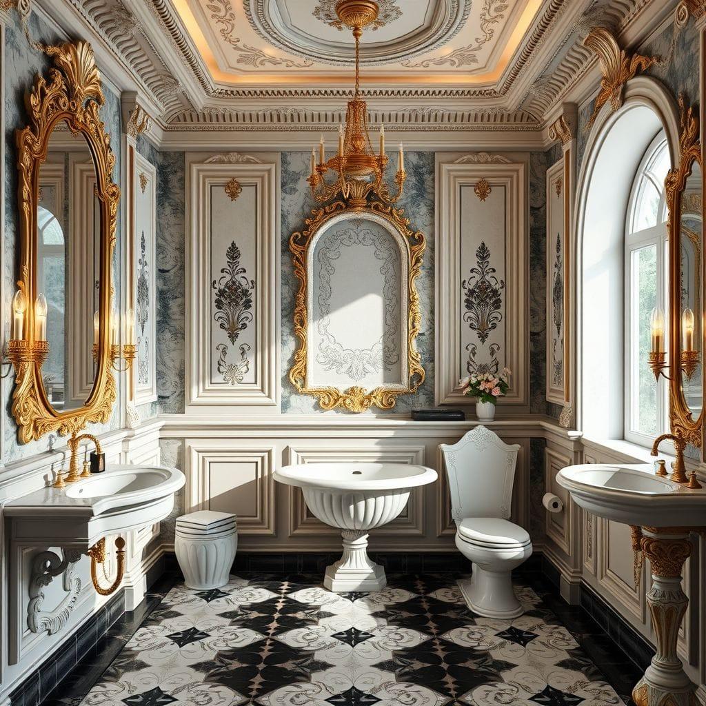 Baroque Toilet design example 2