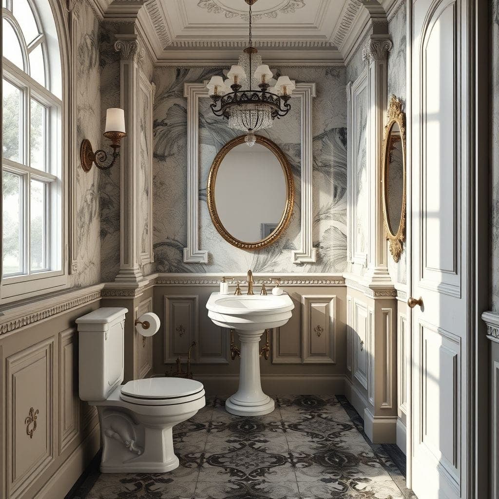 Baroque Toilet design example 3