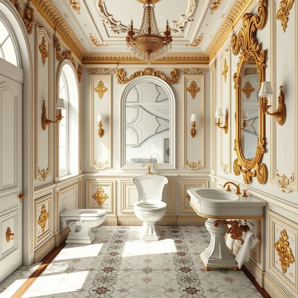 Baroque Toilet design example 4