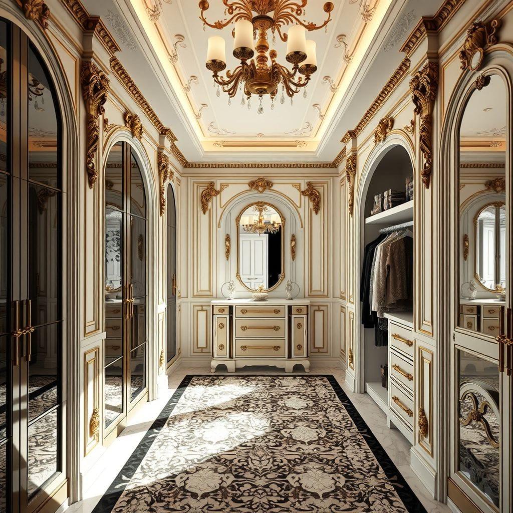 Baroque Walk-in Closet design example 2