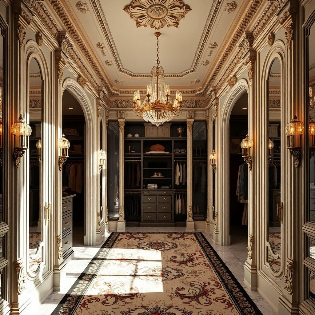 Baroque Walk-in Closet design example 3