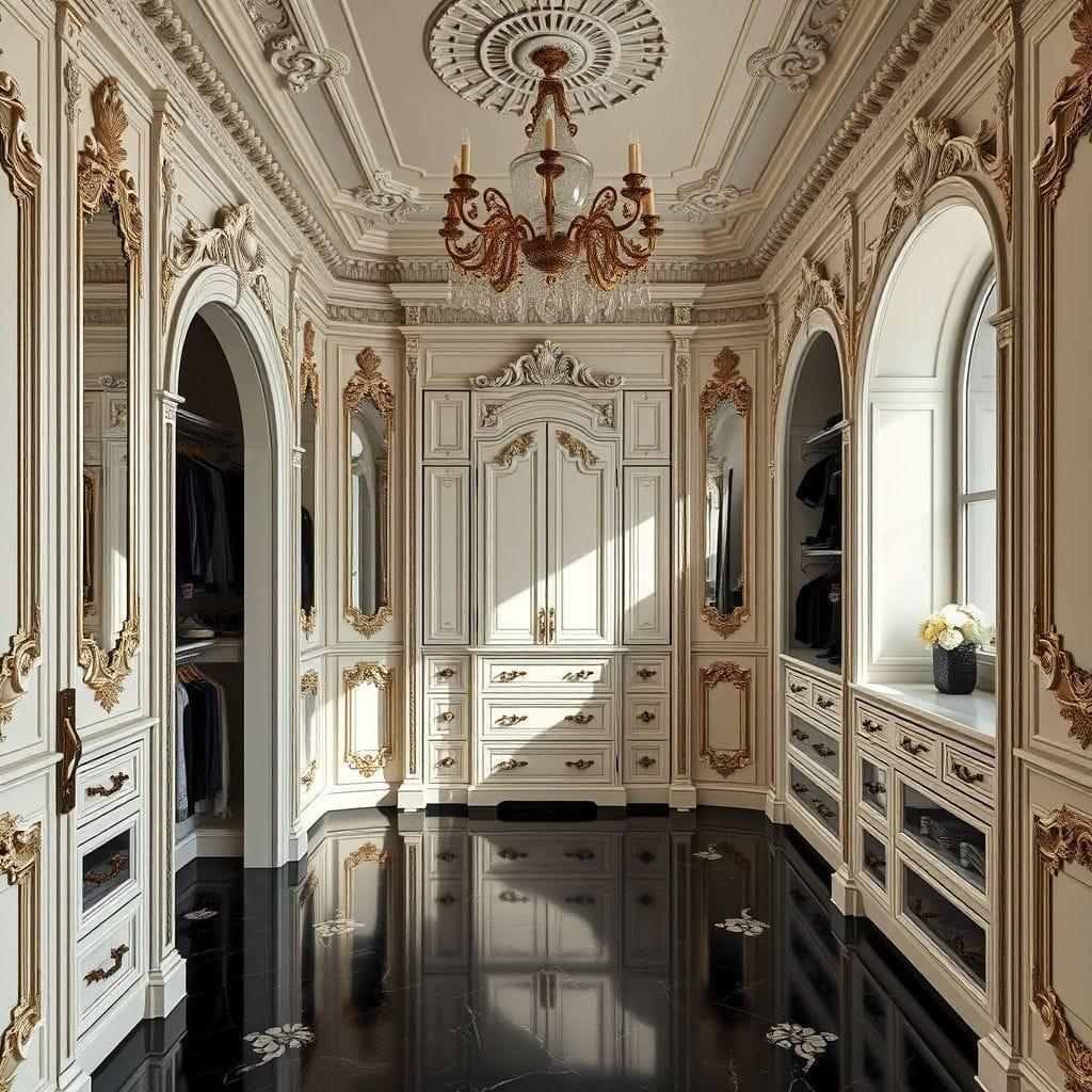 Baroque Walk-in Closet design example 4