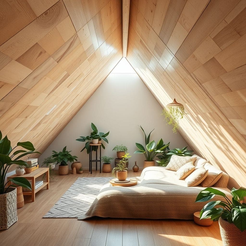 Biophilic Attic design example 1
