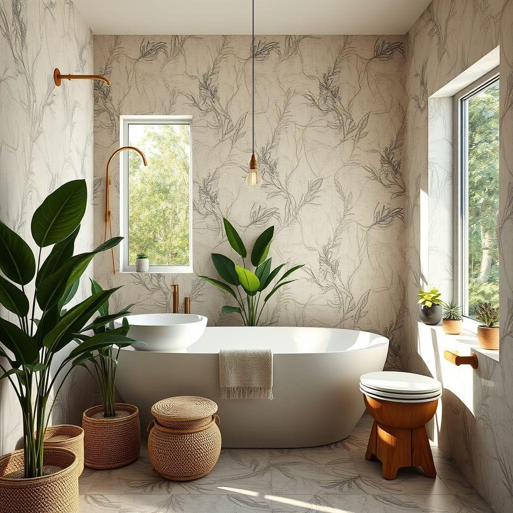 Biophilic Bathroom design example 2