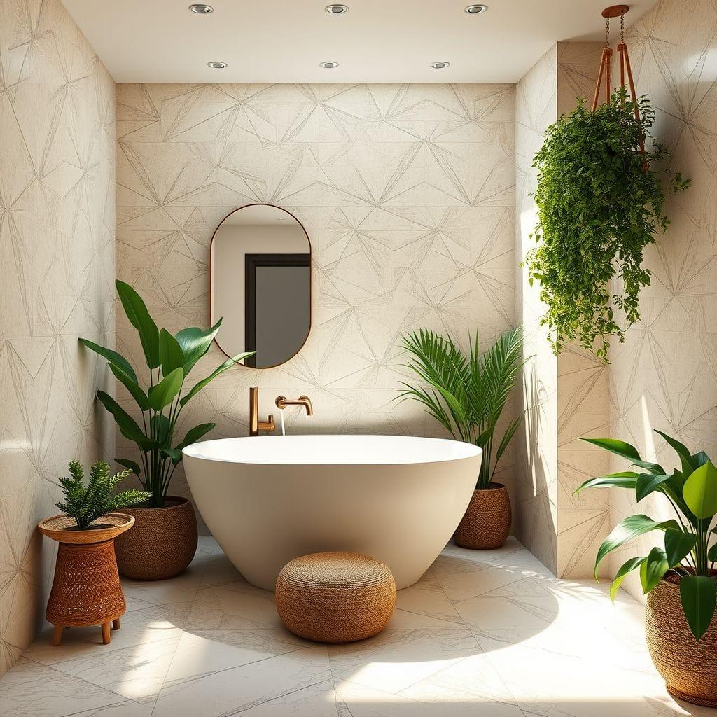 Biophilic Bathroom design example 3