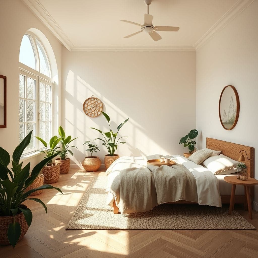 Biophilic Bedroom design example 2