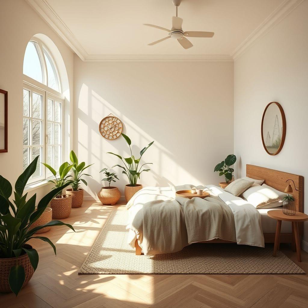 Biophilic Bedroom design example 2