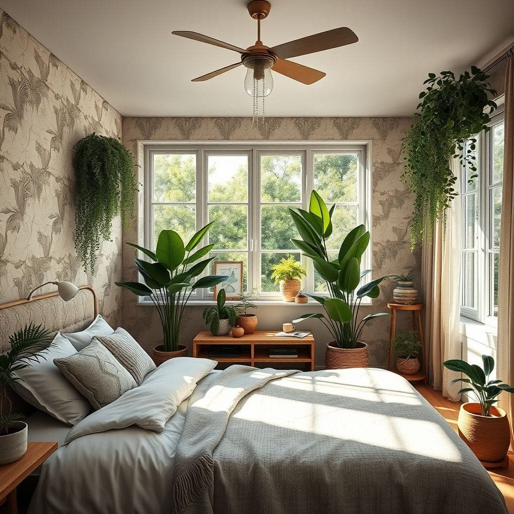 Biophilic Bedroom design example 3