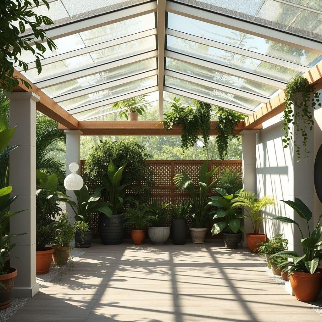 Biophilic Carport design example 3