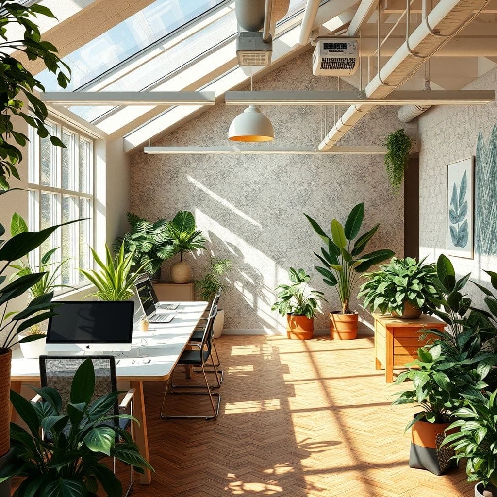 Biophilic Coworking Space design example 4