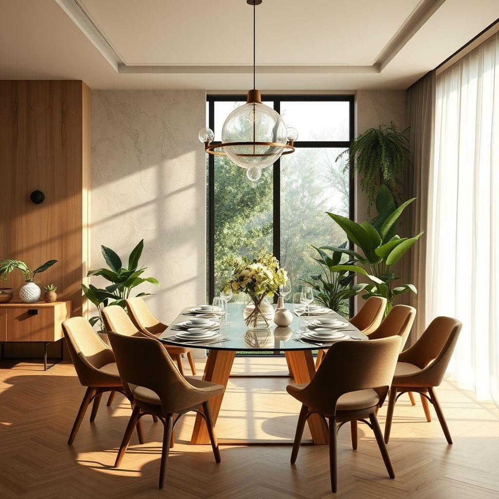 Biophilic Dining Room design example 2