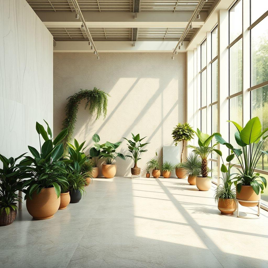 Biophilic Exhibition Space design example 1