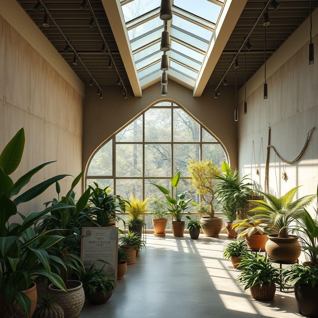 Biophilic Exhibition Space design example 2