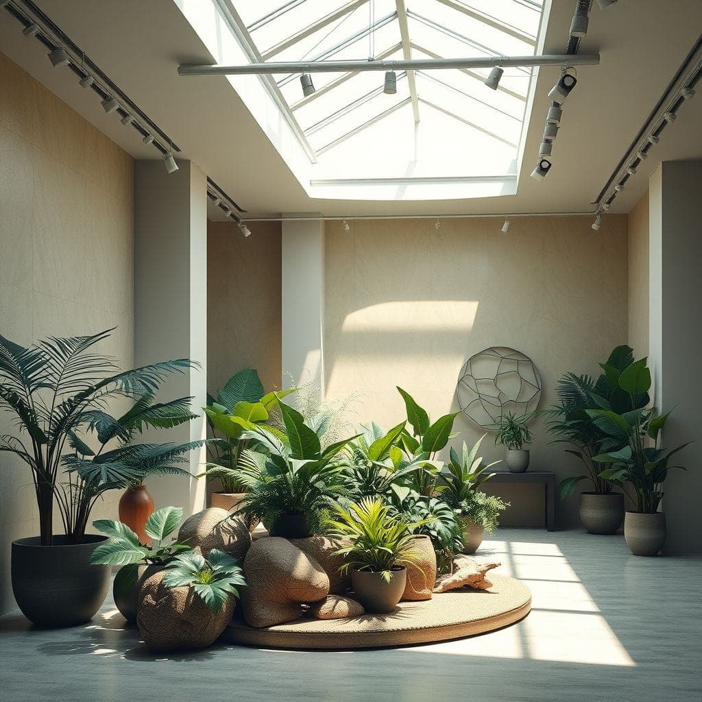 Biophilic Exhibition Space design example 4