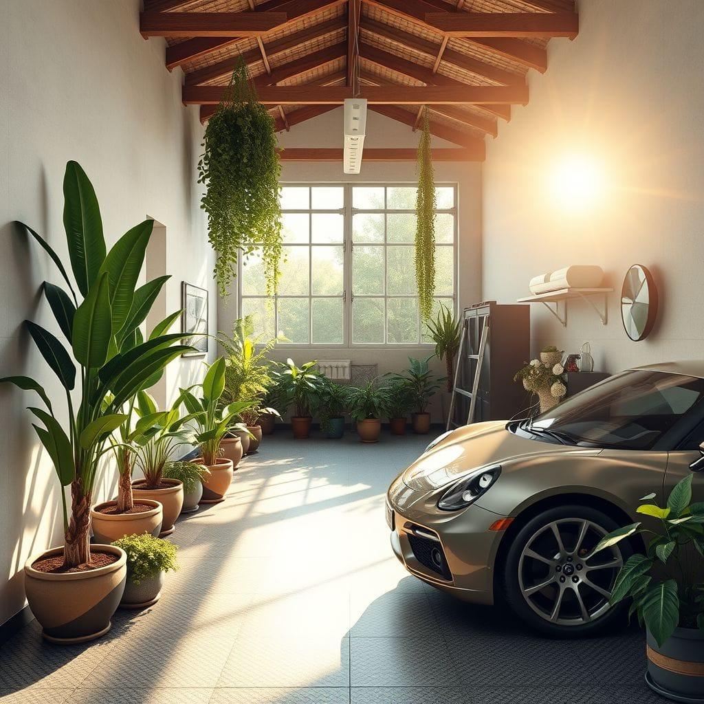 Biophilic Garage design example 1
