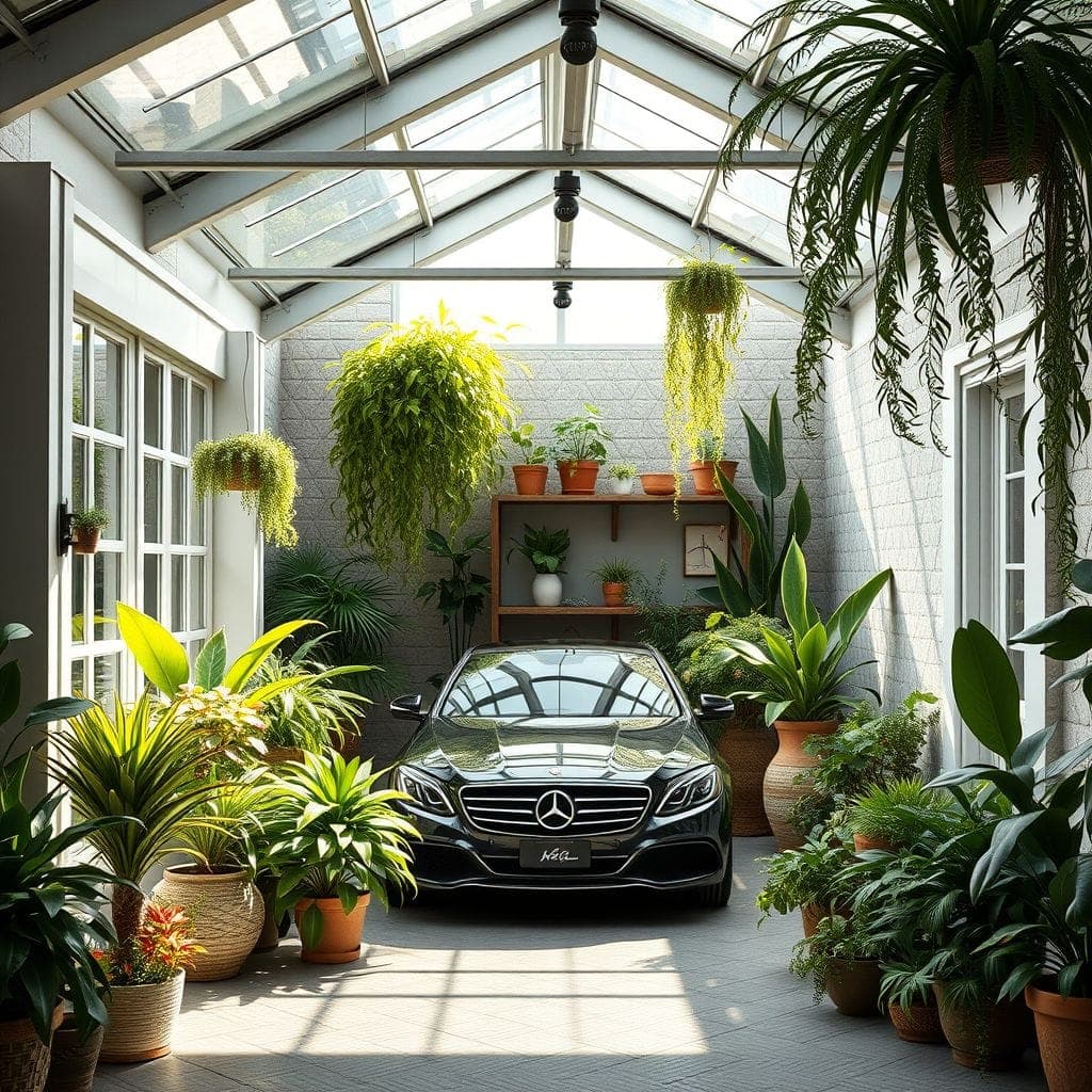 Biophilic Garage design example 2