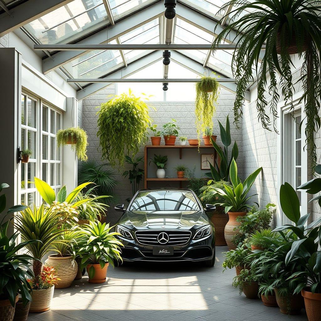 Biophilic Garage design example 2