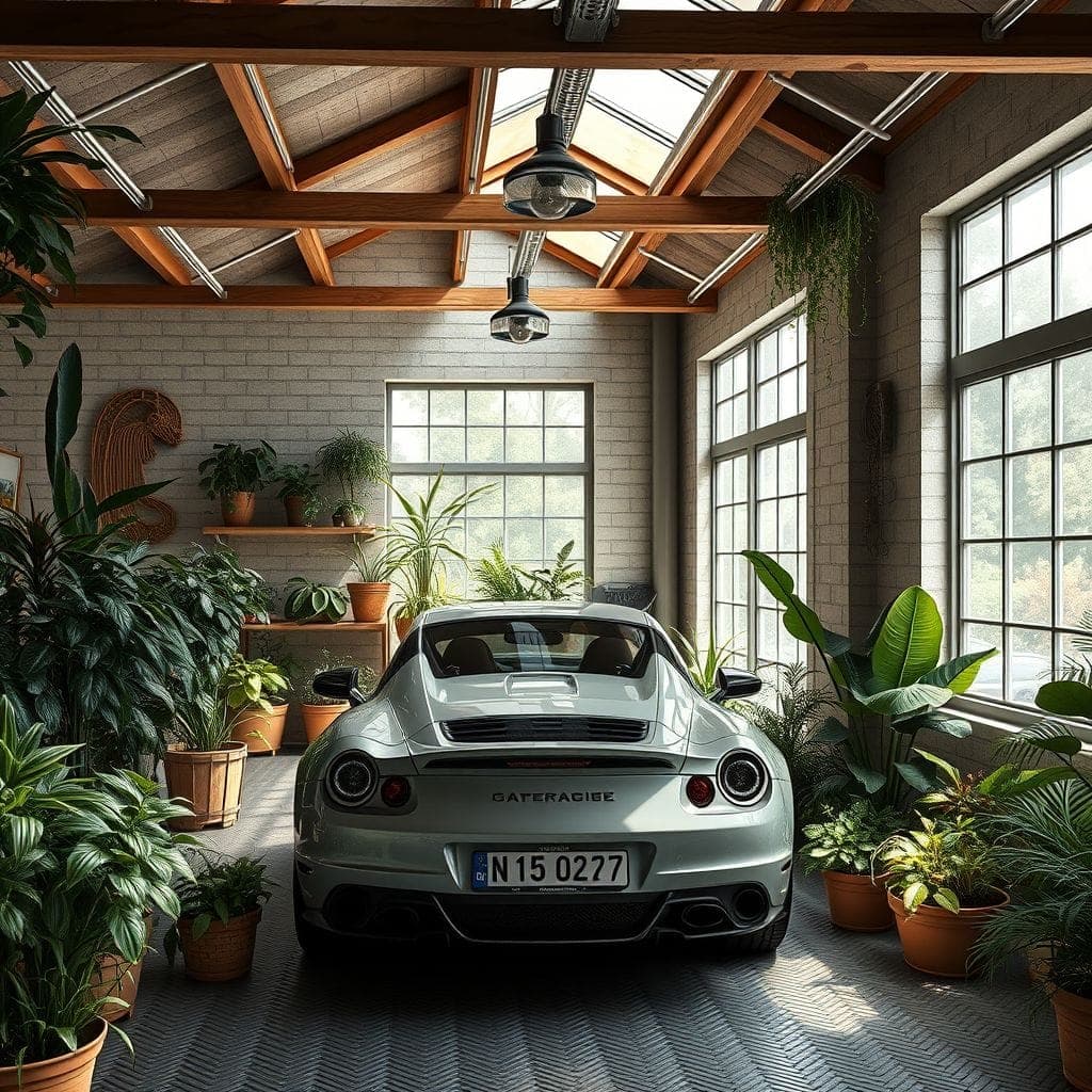 Biophilic Garage design example 3