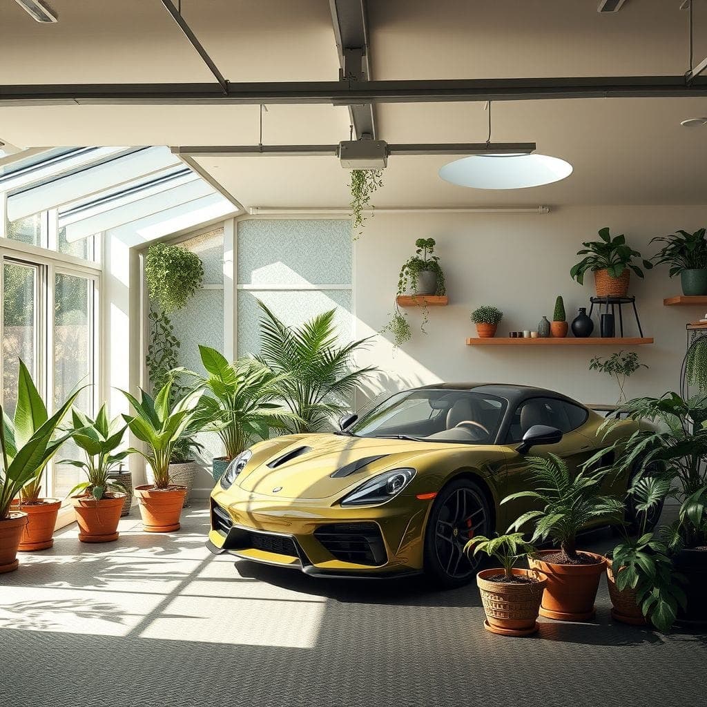 Biophilic Garage design example 4