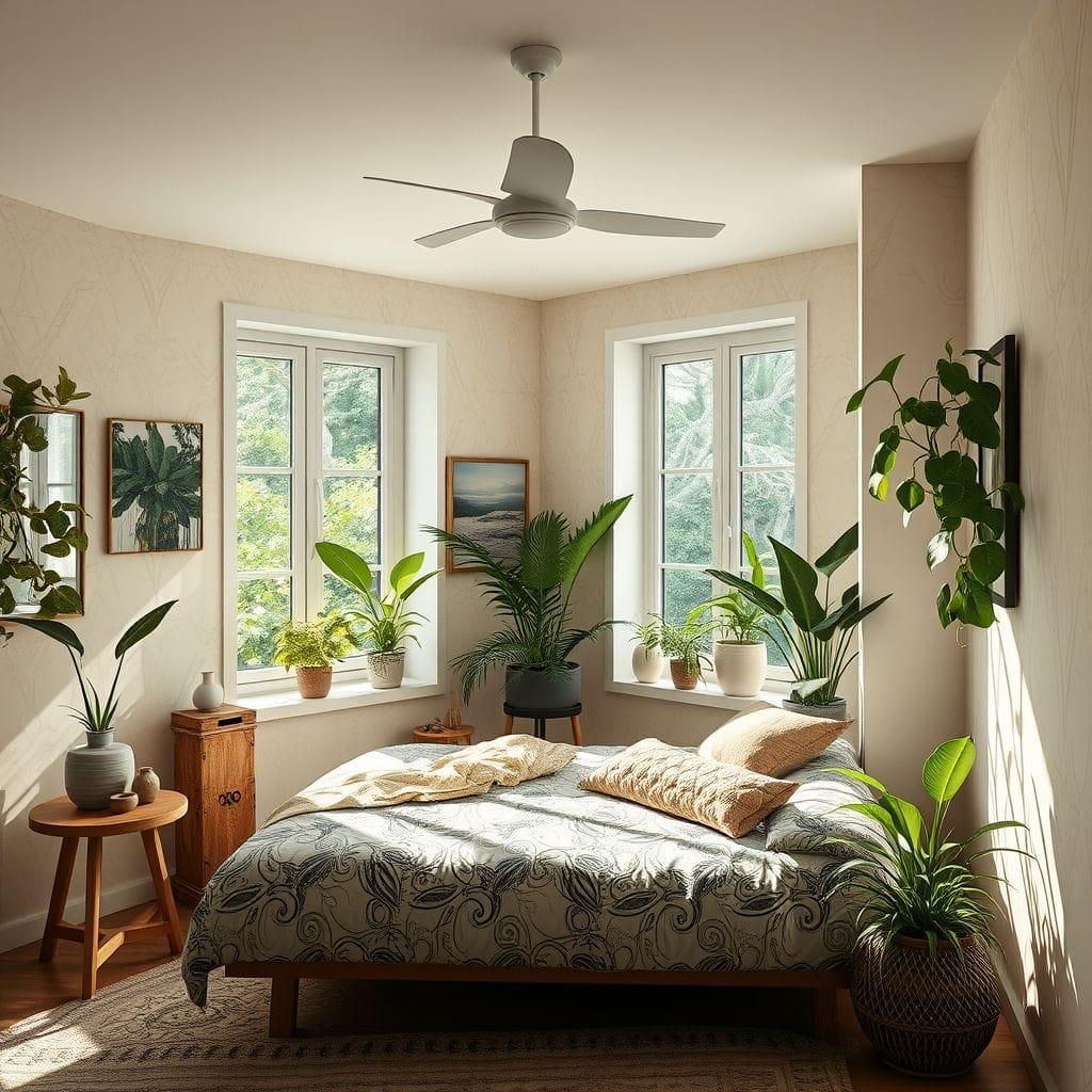 Biophilic Guest Room design example 1