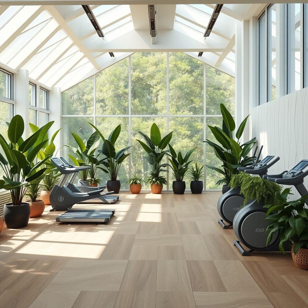 Biophilic Gym design example 1