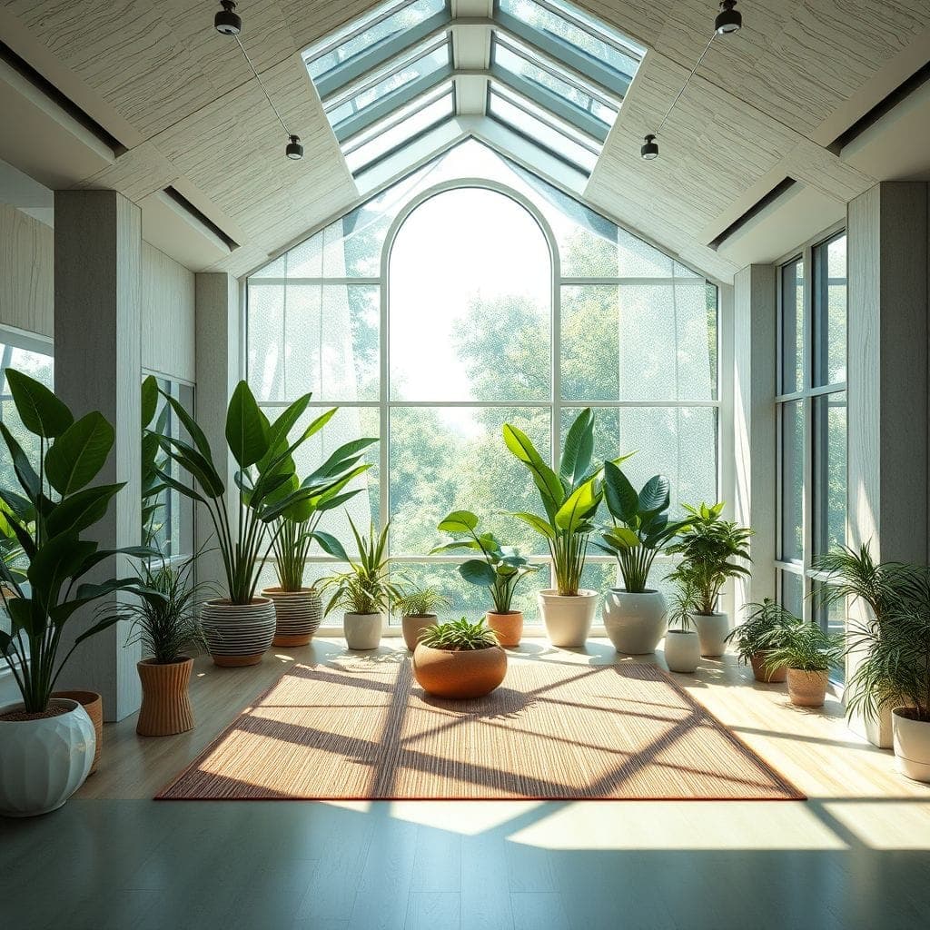 Biophilic Gym design example 3