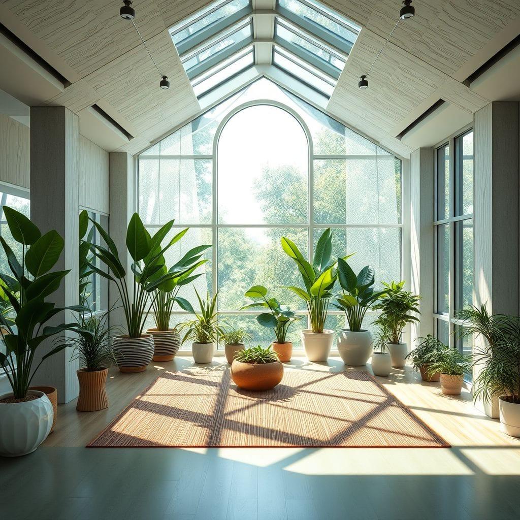 Biophilic Gym design example 3