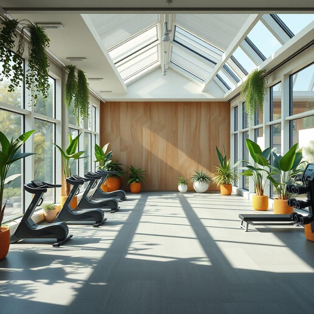 Biophilic Gym design example 4