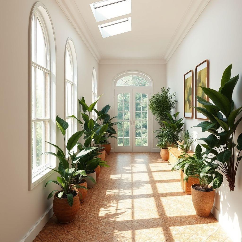 Biophilic Hallway design example 3