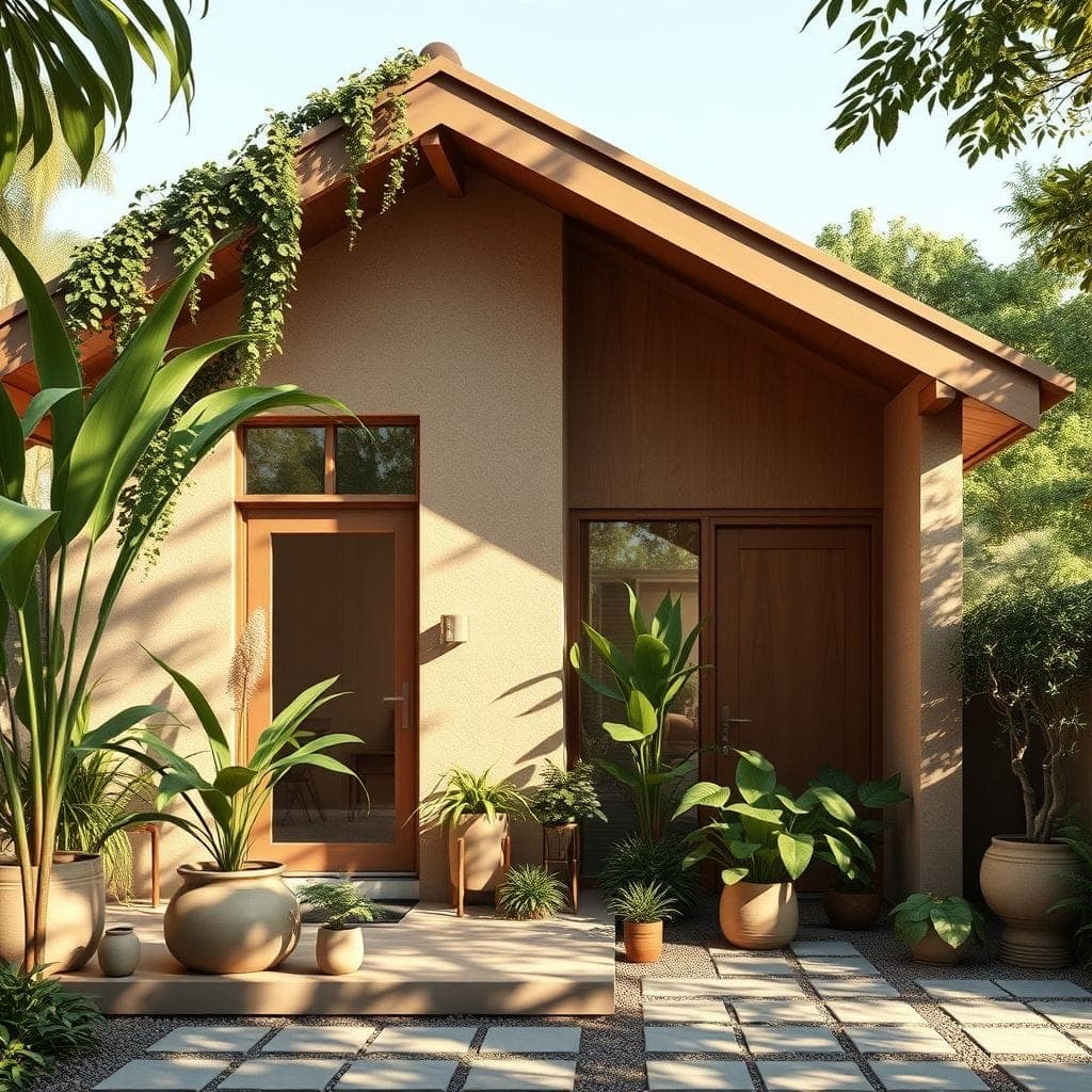 Biophilic House Exterior design example 1