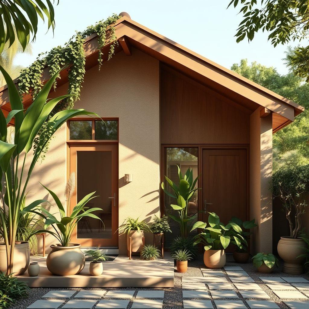 Biophilic House Exterior design example 1