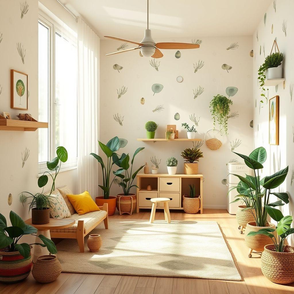 Biophilic Kids Room design example 1