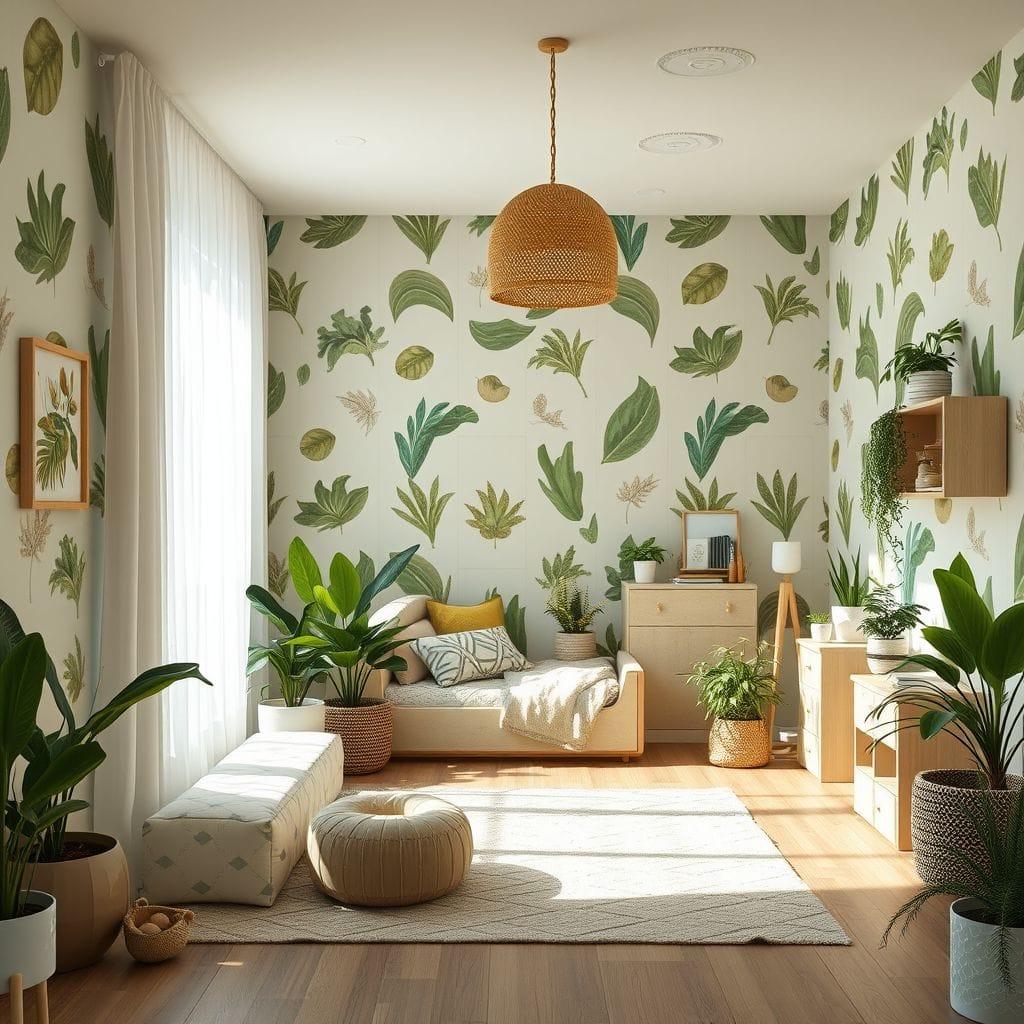 Biophilic Kids Room design example 2
